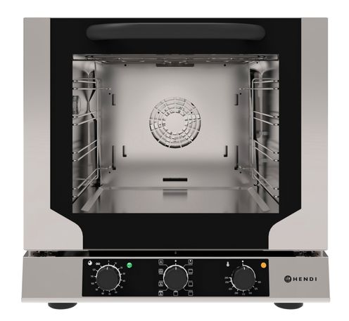 Konvekcijas krāsns daudzfunkcionāla 4 x 429x345mm - elektriskā, manuāla, HENDI, 230V/2600W, 590x709x(H)589mm