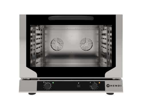 Pekařská konvekční pec se zvlhčováním 4x 600x400, HENDI, 230V/3400W, 783x755x(H)634mm