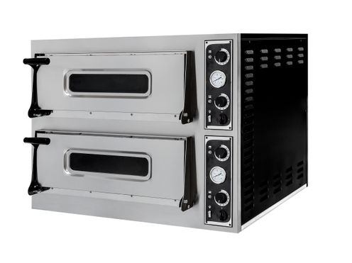 Pizzaofen Basic 44, HENDI, 2 Kammern, 400V/9400W, 975x930x(H)742mm