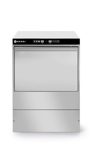 Zmywarka do szkła 40x40 – sterowana elektronicznie, HENDI, 230V/2800W, 470x510x(H)710mm
