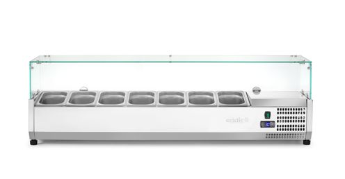 Chladicí zásobník GN 1/4, Arktic, 7 x GN 1/4, 230V/180W, 1505x335x(H)460mm