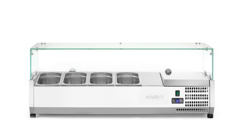 Chladicí zásobník GN 1/3, Arktic, 4x GN 1/3, 230V/180W, 1208x400x(H)456mm