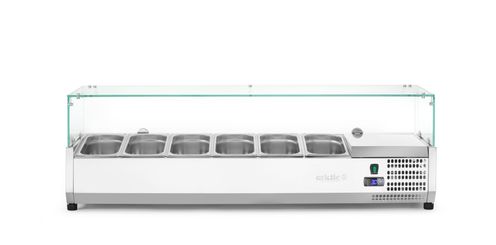 Chladicí zásobník GN 1/3, Arktic, 6x GN 1/3, 230V/180W, 1405x420x(H)456mm