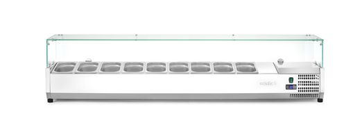 Chladicí zásobník GN 1/3, Arktic, 9x GN 1/3, 230V/180W, 2005x420x(H)456mm