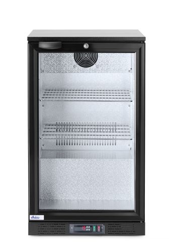 Back bar refrigerator single-door, Arktic, 103L, Black, 220-240V/120W, 500x530x(H)865mm