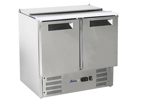 Chladiaci stôl šalátový 2-dverový so sklopným vekom, Arktic, 247L, 900x700x(H)860mm