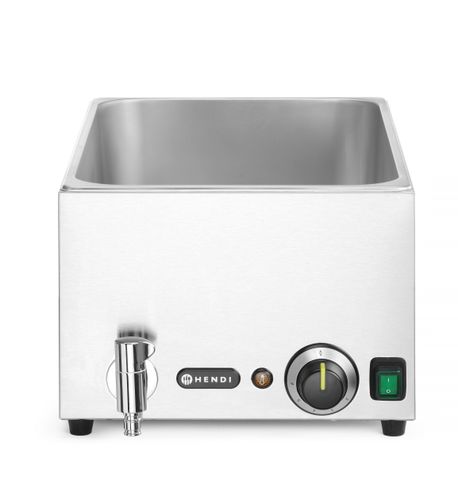 Bain-marie with drain tap Ranger, HENDI, GN 1/1, 230V/1000W, 576x334x(H)241mm