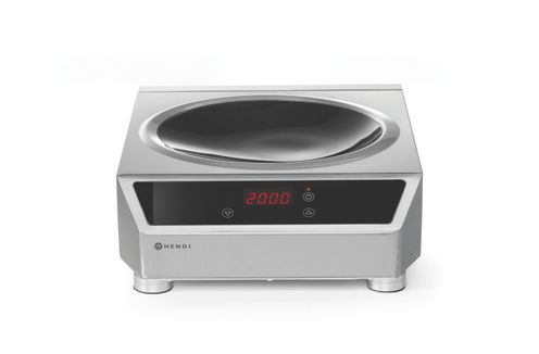 Wok indukcyjny 3500, HENDI, Profi Line, kuchenka, 230V/3500W, 340x450x(H)130mm