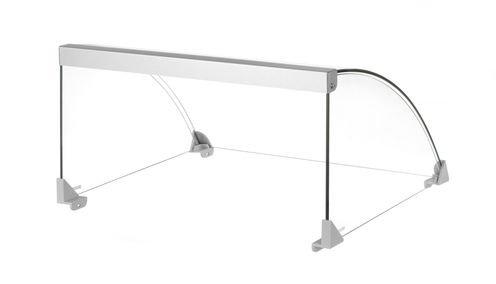 Skleněný kryt pro ohřívač párků, HENDI, do grilu s 9 válečkami s kódem 268605, 470x401x(H)250mm