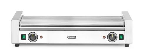 Gril na párky a klobásy XL - 2 zóny, HENDI, Strieborná, 220-240V/2000W, 732x590x(H)168mm