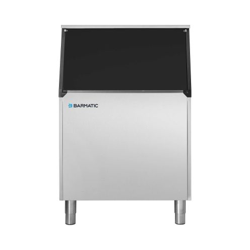 Pojemnik do wytwornicy lodu 225 kg N/F, Barmatic, srebrny