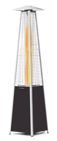 Lampa grzewcza gazowa z płomieniem – piramida, HENDI, 11,2kW, 500x500x(H)2220mm