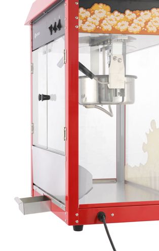 Popcorn machine, HENDI, Red, 230V/1155W, 560x420x(H)760mm