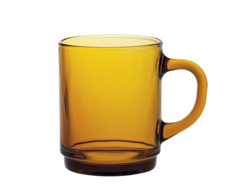 Klaas käepidemega VERSAILLES AMBER, Duralex, VERSAILLES AMBER, 0,26L, Oranž, 6 tk., ⌀72x(H)89mm