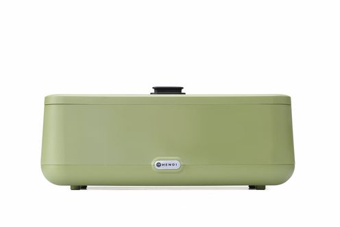 Chafing dish UNIQ, HENDI, designed by Robert Bronwasser, GN 1/1, Green, 230V/700W, 607x402x(H)245mm