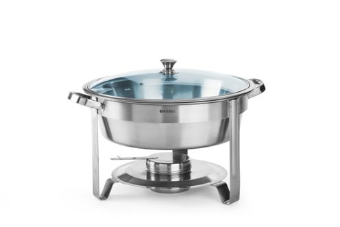 Chafing dish - round, HENDI, Kitchen Line, 3,5L, ⌀390x(H)270mm
