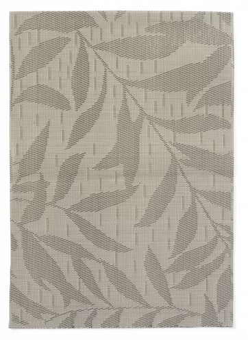 Platzset, Blätter, HENDI, Hellgrau, 6 Stk., 450x300mm