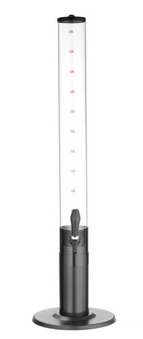 Pivní distribútor, BarUp, 5L, Černá, ⌀100x(H)1150mm