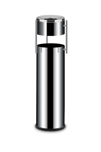 Šiukšliadėžė su pelenine, HENDI, 15L, ⌀200x(H)760mm