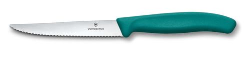 Nóż do steków i pizzy, Victorinox, zielony, (L)222mm