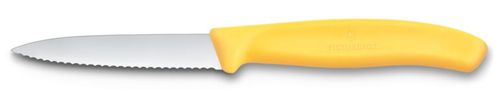 Nóż do warzyw, ząbkowany, Victorinox, żółty, (L)190mm