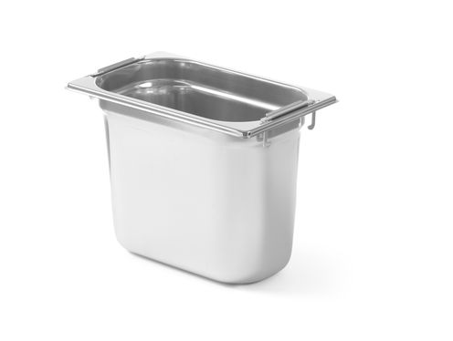 Nádoba 1/4 GN se zasouvacími držadly, HENDI, Profi Line, GN 1/4, 5,5L, (H)200mm