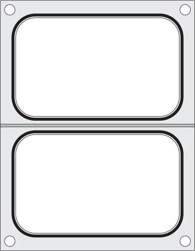 Matryca do zgrzewarki CDS-01, CAS, 2x 178x113mm