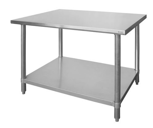 Zentraler Arbeitstisch, HENDI, Budget Line, 1800x600x(H)850mm