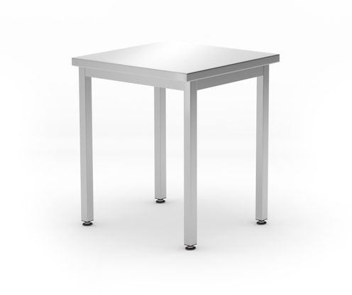 Centrální stůl, přišroubovaný, HENDI, Kitchen Line, 600x600x(H)850mm