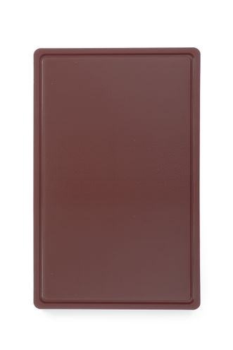 Tabla de cortar Gastronorm 1/1 HACCP, HENDI, GN 1/1, Marrón, 530x325mm, Rectangular