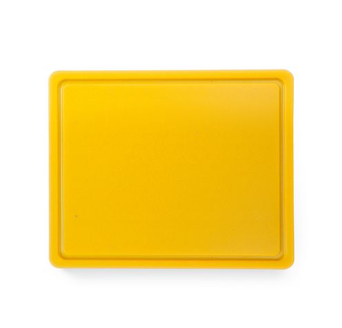 Cutting board HACCP Gastronorm 1/2, HENDI, GN 1/2, Yellow, 325x265mm, Rectangular