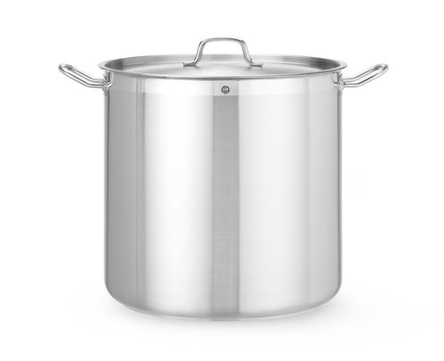 Garnek wysoki z pokrywką, HENDI, Profi Line, 50L, ⌀400x(H)400mm