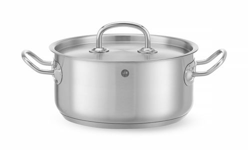 Bratentopf - mit Deckel, HENDI, Kitchen Line, 2,9L, ⌀200x(H)95mm