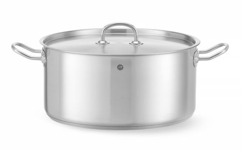 Stew pot low - with lid, HENDI, Kitchen Line, 11,9L, ⌀320x(H)150mm