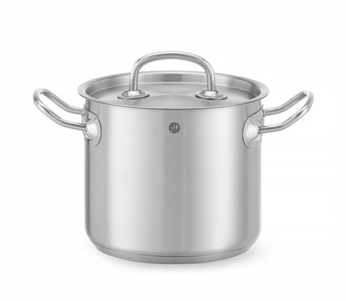 Garnek wysoki z pokrywką, HENDI, Kitchen Line, 32L, ⌀360x(H)320mm