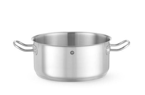 Nízká nádoba na dušení - bez víka, HENDI, Kitchen Line, 4,9L, ⌀240x(H)110mm