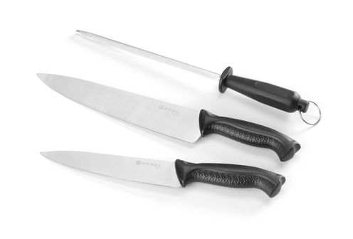Nugade komplekt, 3-osaline, HENDI, Must, (L)380mm
