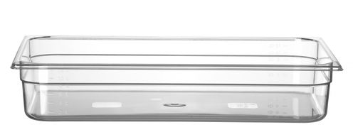Pojemnik GN 1/1 z poliwęglanu, HENDI, Profi Line, GN 1/1, 14L, transparentny, 530x325x(H)100mm