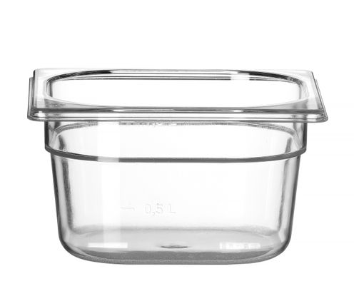 Toiduanum polükarbonaadist GN 1/6 Profi Line, HENDI, GN 1/6, 1,6L, 176x162x(H)100mm
