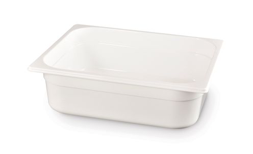 Pojemnik GN 1/2 z białego poliwęglanu, HENDI, GN 1/2, 6,5L, biały, 325x265x(H)100mm