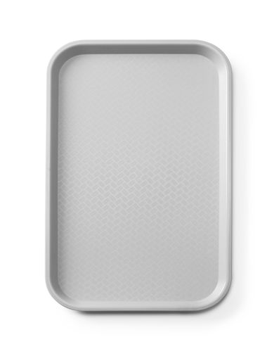 Polipropilén gyorséttermi tálca GN 1/1, AmerBox, GN 1/1, Világos szürke, 530x325x(H)20mm, Téglalap alakú