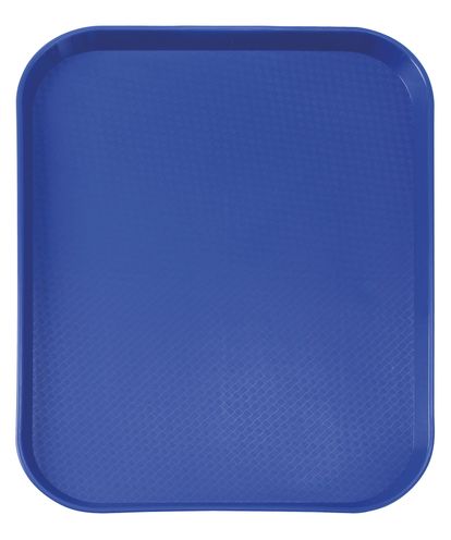 Polypropylene fast food tray, small, AmerBox, Blue, 265x345x(H)20mm