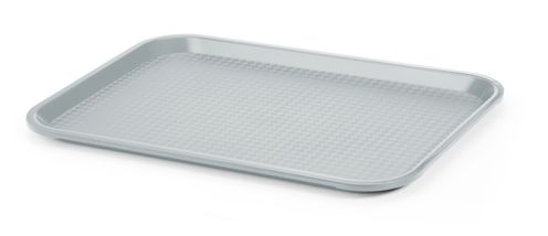 Vidējā paplāte no polipropilēna „Fast Food”, AmerBox, Gaiši pelēks, 305x415x(H)20mm