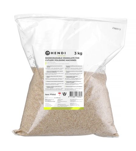 Biologicky odbouratelná leštící hmota na příbory, HENDI