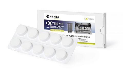 Extreme Coffee Tablets NEW FORMULA profesjonalny środek do mycia ekspresów, HENDI, 10 tabletek w blistrze