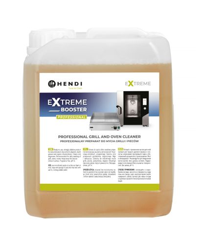 Extreme Booster Profesionalus plovimo skysčio koncentratas griliams ir krosnelėms, HENDI, 5 l
