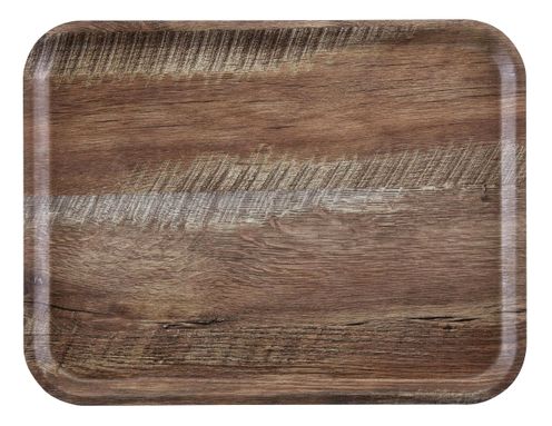 Serviravimo padėklas Capri, Cambro, Tamsi mediena, 370x530mm