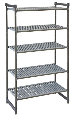 Skladovací regál Camshelving Cambro Basics Plus se 4 odvětrávanými policemi, Cambro, 915x460x(H)1830mm