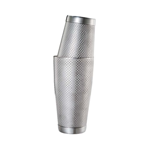 Shaker tin tin Diamond Lattice, antyczna miedź, Barfly, 0,83L, srebrny