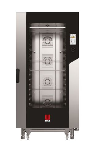 Konvektomat Millennial Touch Screen Bakery s automatickým umývacím systémom, 16× 600 × 400 mm – elektronické ovládanie, elektrická, Tecnoeka, 400V/31000W, 930x1035x(H)1900mm